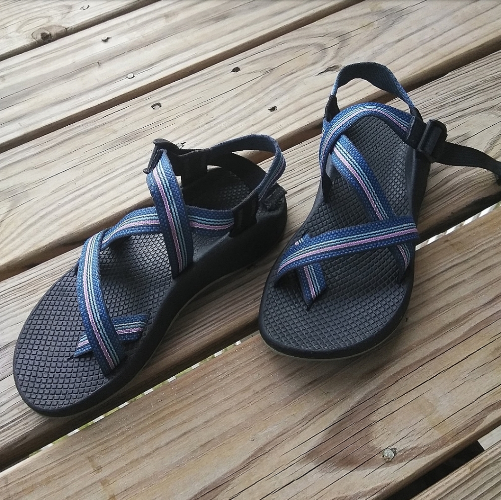 Chaco Blue and Purple Sandal